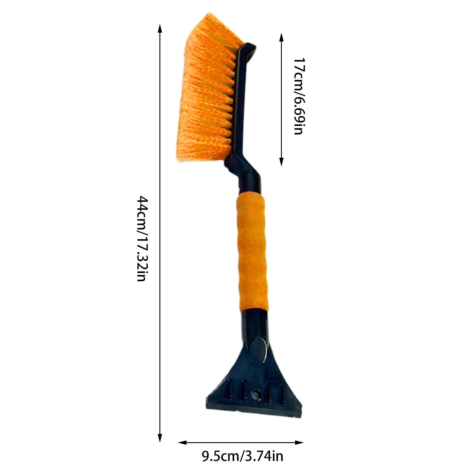 Car Snow Brush And Ice Scraper 2 In 1 Car Scraper Snow Brush Ergonomic Foam Grip Window Ice Scraper Snow Cleaner For Car SUV