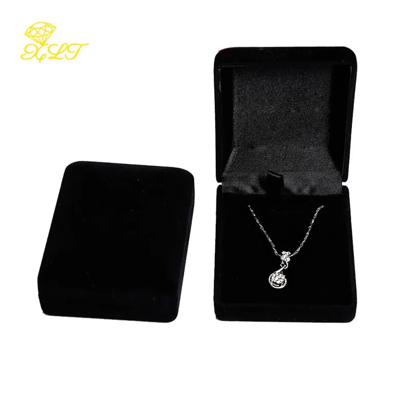 1pc Jewelry Box For Pendant Display Gift Boxes Jewellery  Pendant Packaging Storage Box Necklace Holder Pendant Box Storage Case