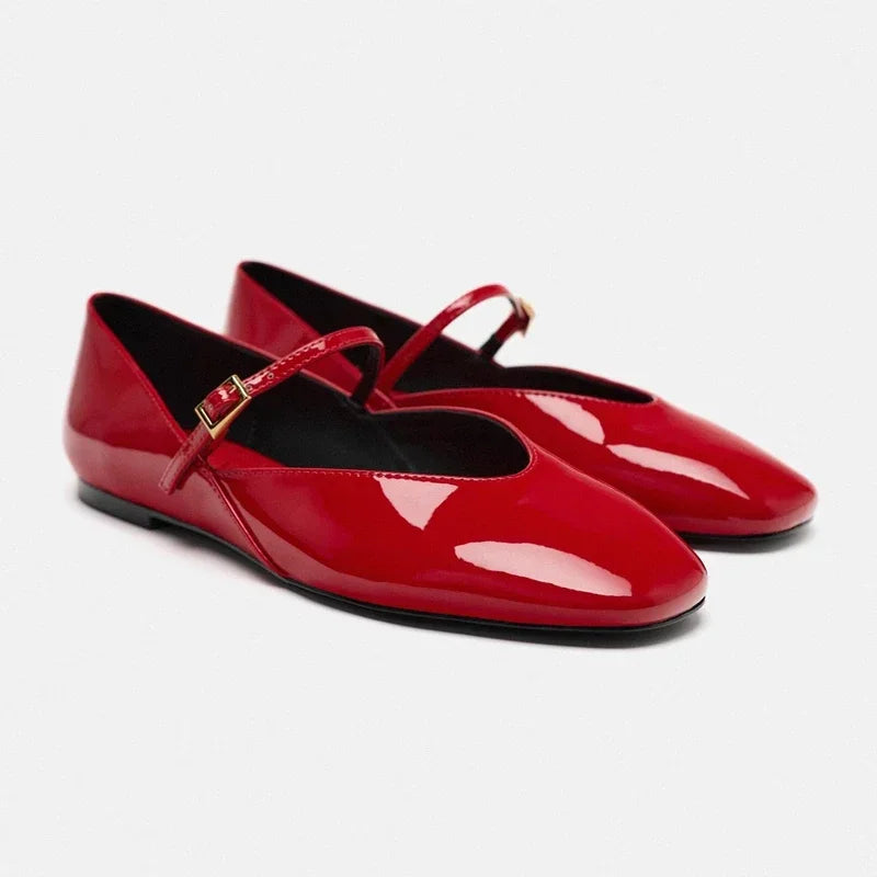 Shoes Women Ballet Flats Outdoor Baotou Mary Jane Shoes Breathable Loafers Shallow Sneakers Dress Flat Shoes Zapatos De Mujer