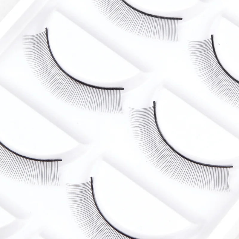 5/10/15/20Boxes Training Lashes Beginner False Eyelashes Practice Mink Lashes Strip Individual Lashes Eyelash Extension Tools