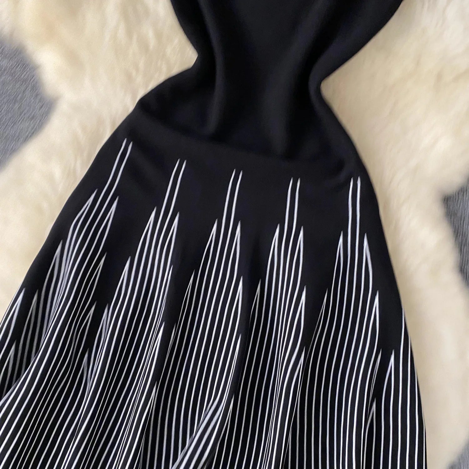 Mini Dress Women Dresses A Line Bodycon Vestidos Streetwear Sleeveless Round Neck Elegant Knitted Y2k Party Club Slim Fit 2025