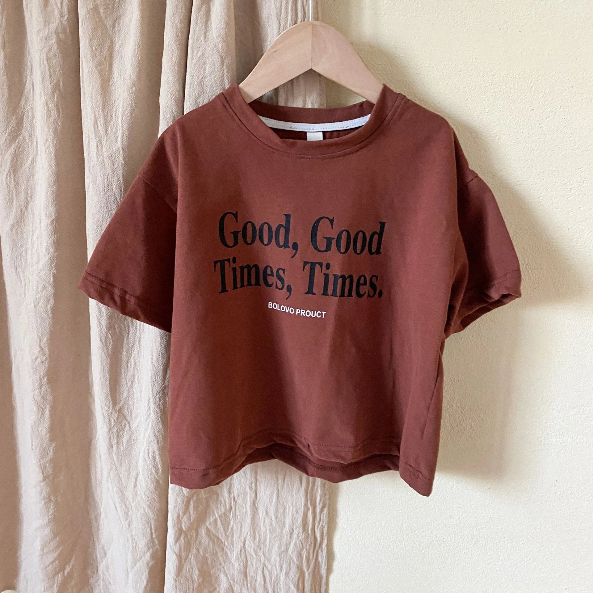 Kids Boys And Girls Summer Clothes Tops Tees Letters Printed Simple Fashion Children T-shirt Round Collar Loose Casual T Shirts