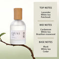 Niche Unisex White Tea Perfume Original Brand Pure Clean Mild Scent Long Lasting Neutral Light Fragrance Casual Daily Use