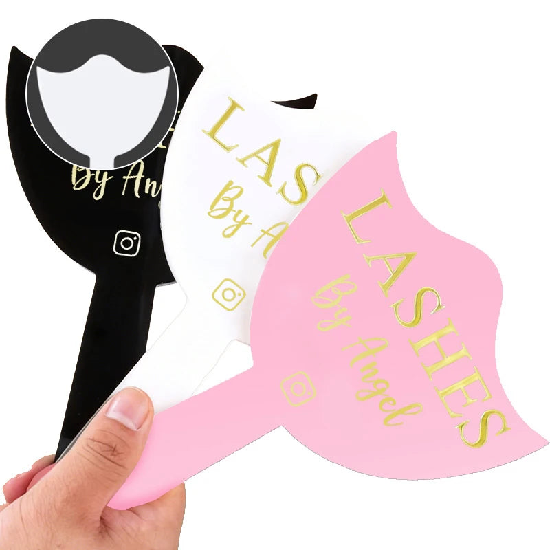 Handheld Eyelash Extension Prop Eyelash Technicians Social Media Face Photo Props Personalised Beauty Salon Display Tools