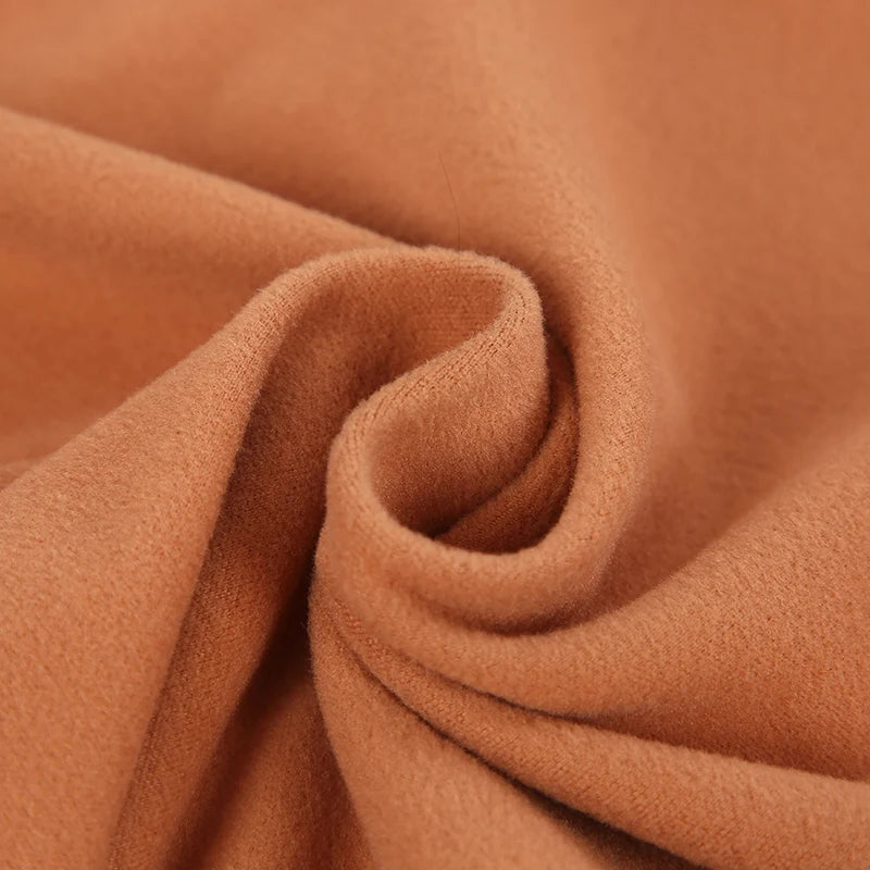 Children's solid color warm suit boys and girls grinding wool autumn clothes and trousers 2-piece home clothes plus size