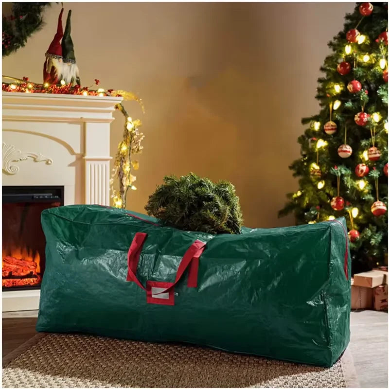 LUSQI Christmas Tree Storage Bag For 7.5-9ft Trees Multifunctional Storage Bag Waterproof Red Green Grey Strong Oxford Cloth Box