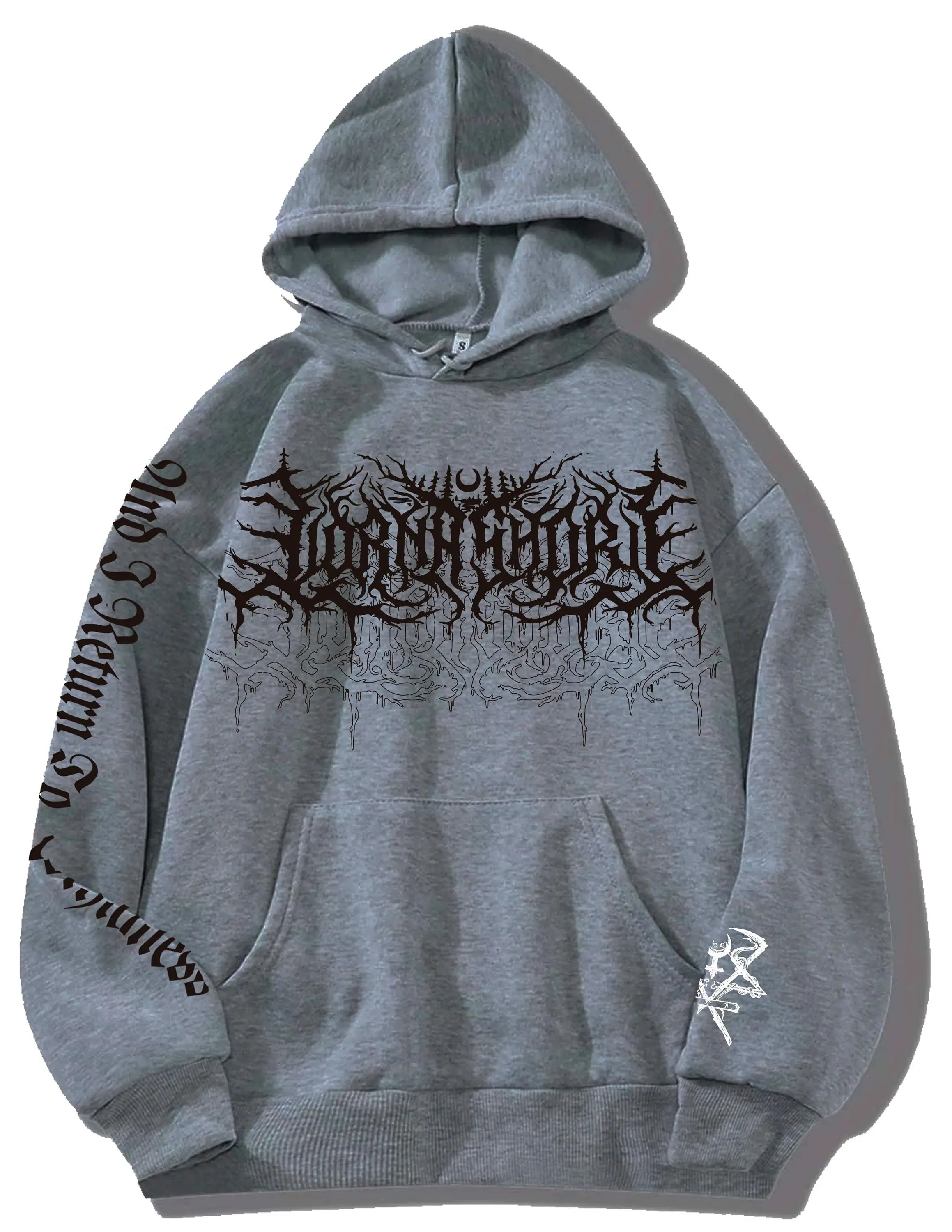Symphonic Dead Core Band Lorna Shore Album Graphic Print Pullover Men Women Loose Casual Hoodie New Fashion Oversized Sweatshirt