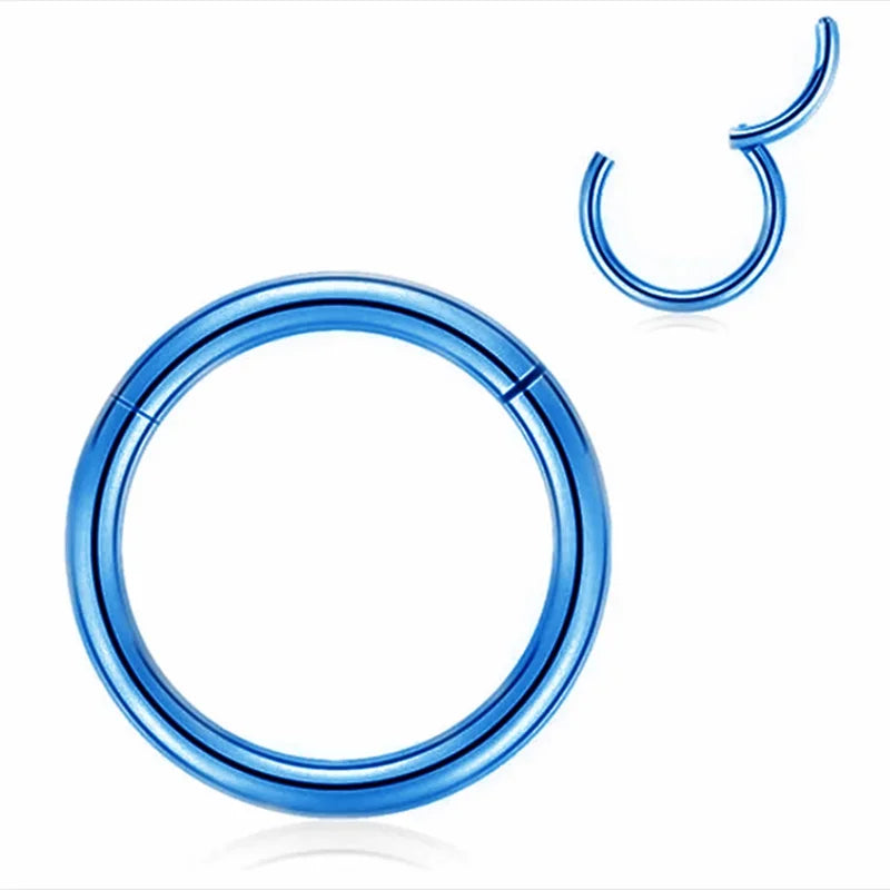 Simple Stainless Steel Nose Ring for Women Ear Tragus Cartilage Helix Piercing Lip Nariz Septum Ring Piercing Sexy Body Jewelry