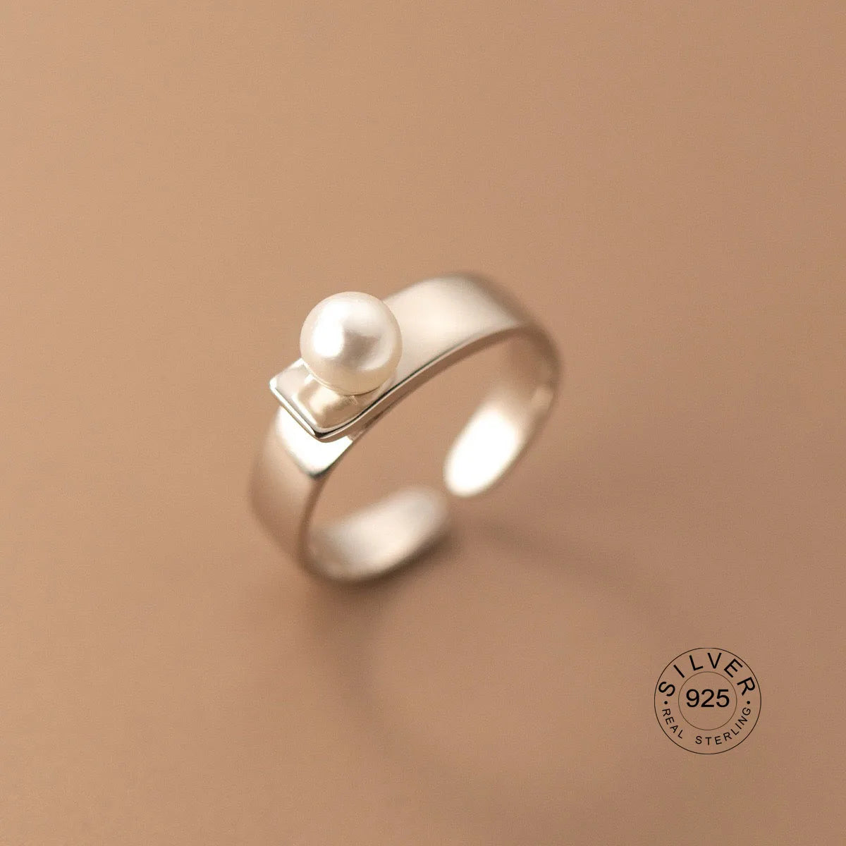 925 Sterling Silver Rings For Women Geometric Fine Jewelry Finger Adjustable Cute Flower Leaf Zirco Ring For Party Birthday Gift