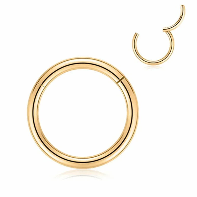 Simple Stainless Steel Nose Ring for Women Ear Tragus Cartilage Helix Piercing Lip Nariz Septum Ring Piercing Sexy Body Jewelry
