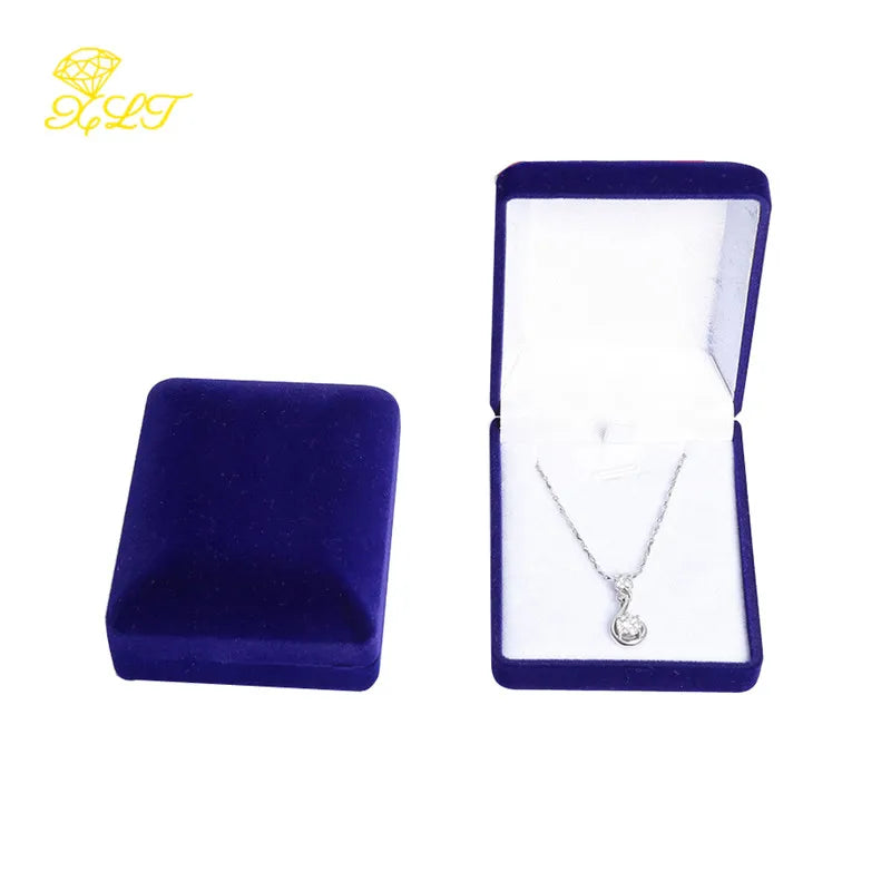 1pc Jewelry Box For Pendant Display Gift Boxes Jewellery  Pendant Packaging Storage Box Necklace Holder Pendant Box Storage Case