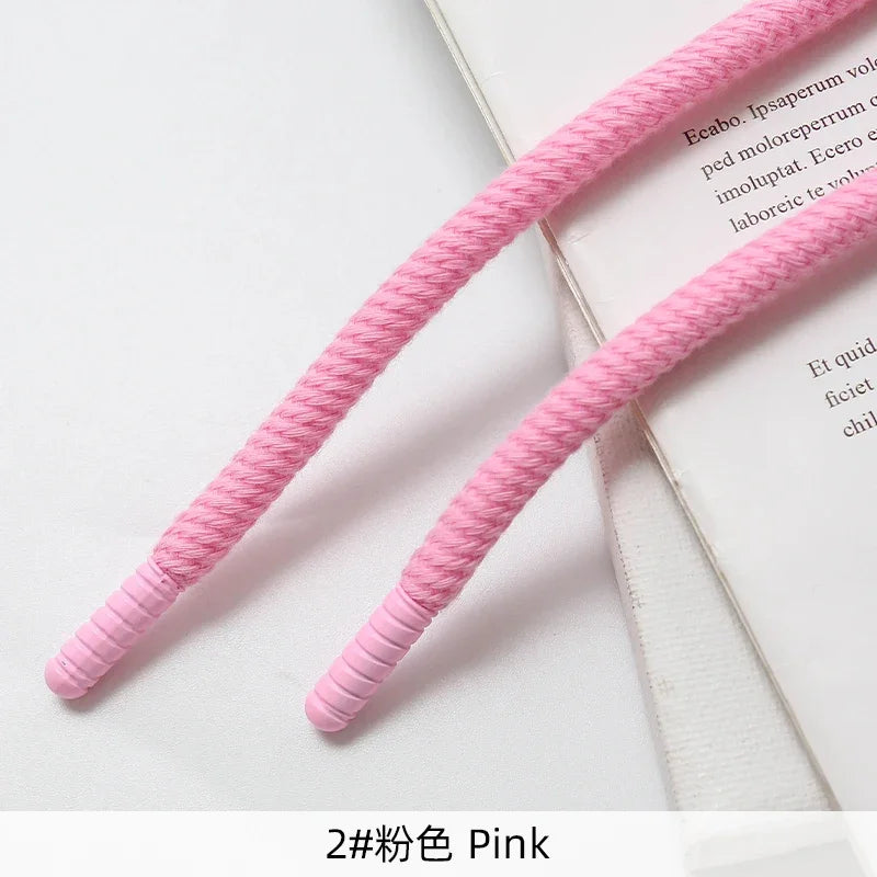 135CM 9mm Round Garment Drawstring Cord Waistband Sweatpants Drawstring Strap Hoodies Thread Shoes Band DIY Accessories TJ21678