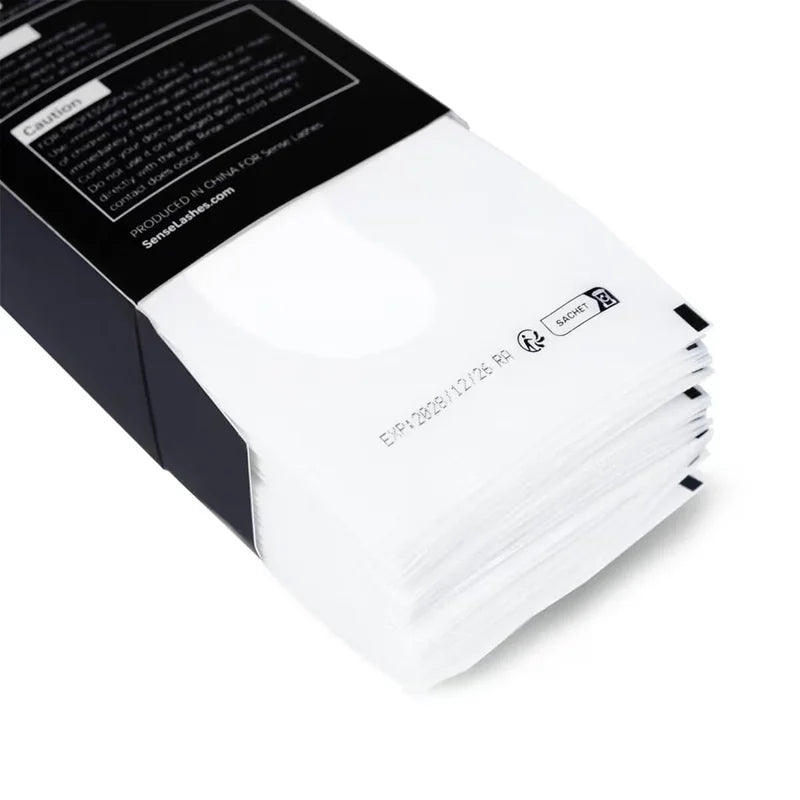 SENSE LASHES 50pcs Under Eyelash Pads Eye Pad Isolation Remove Non-woven Bio-Gel Eye Patches for Eyelash Extensions Makeup Tools