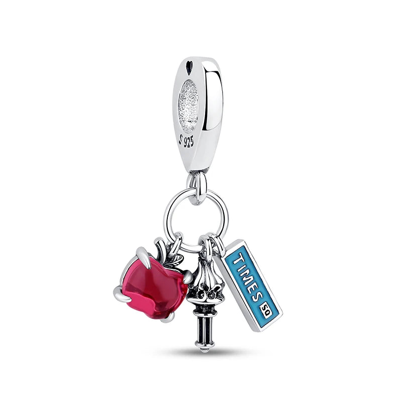 Original 925 Sterling Silver Charms Love Travel London Bus Suitcase Paris Beads Fit Brand Bracelets Necklaces Women DIY Jewelry