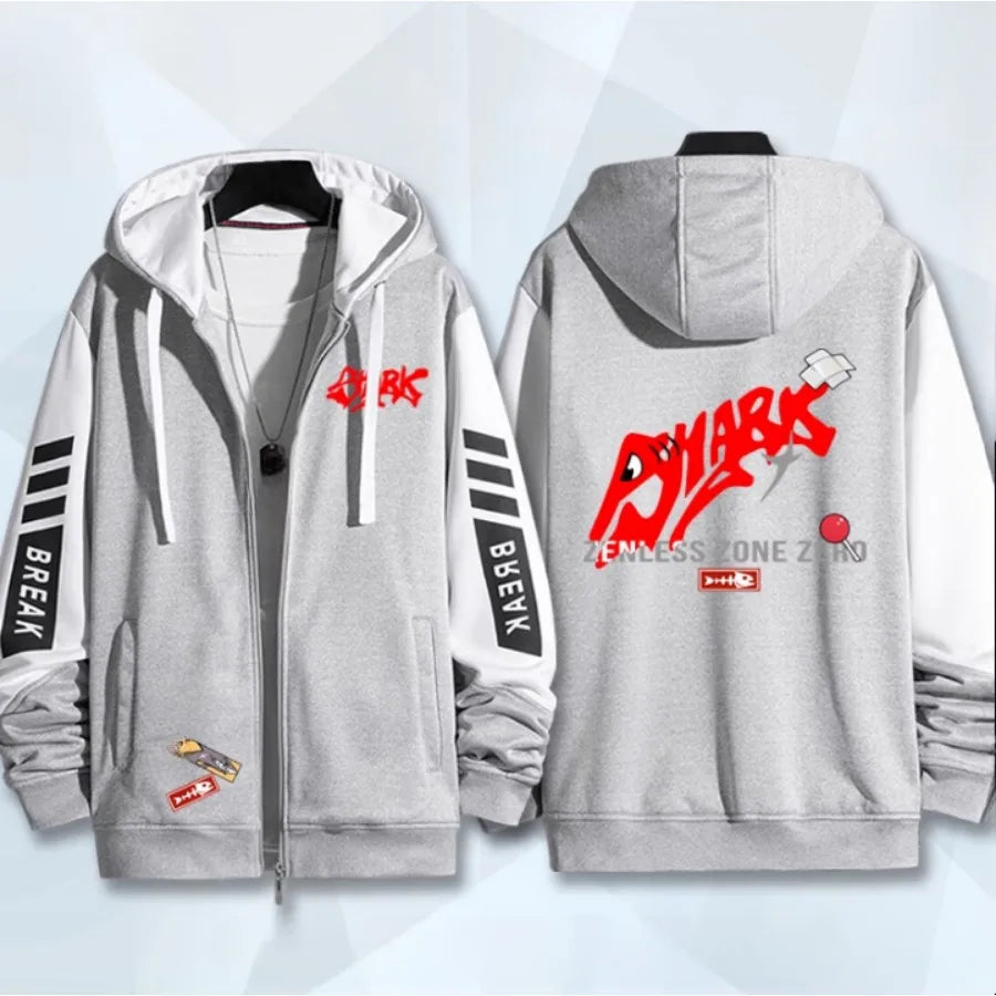 Anime Zenless Zone Zero Zip Up Women/Men Hoodie Sweatshirt ZZZ ZZZERO Ellen Joe Cosplay Zipper Hooded Jacket Outwear