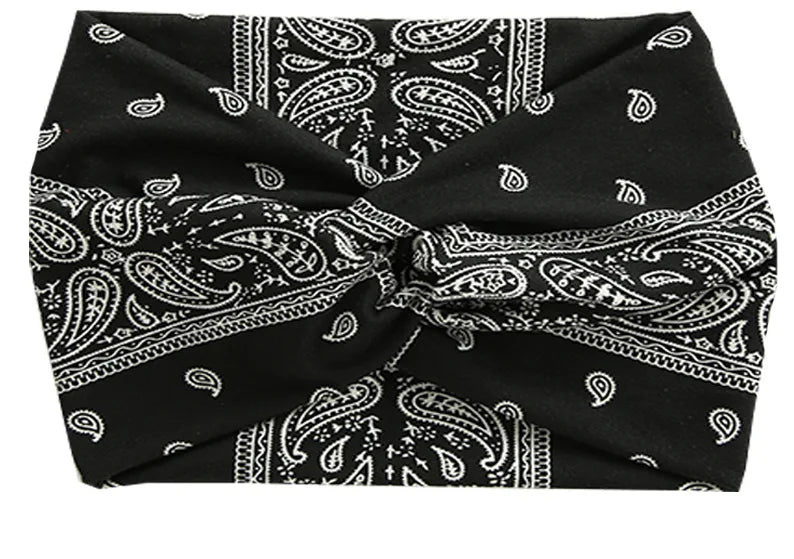 Europe and The United States New Wide Hair Band Women Sports Cross Headband Yoga Elastic Headband Hair Accessories Wholesale