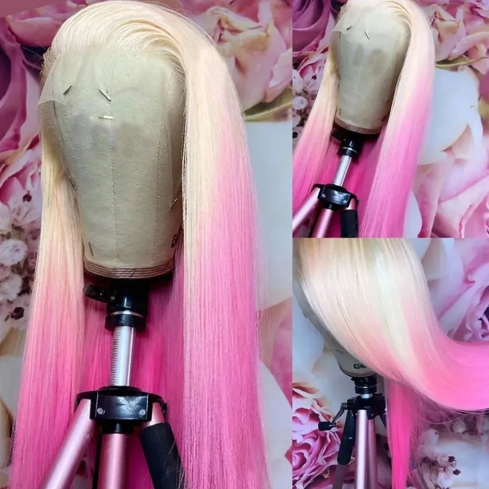 Dark Purple Wig Long Silky Straight Free Part Synthetic Lace Front Wigs Heat Resistant Fiber Wig for Women Daily Party Cosplay