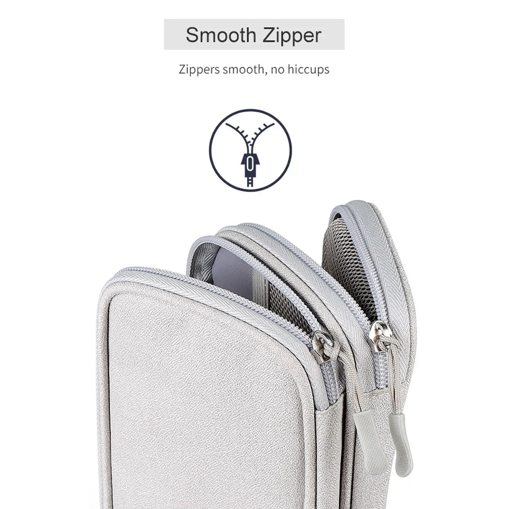 Waterproof Storage Bag Digital Electronic Organizer Portable USB Digital Product Charger Plug Storage Bag Travel Cable Organizer