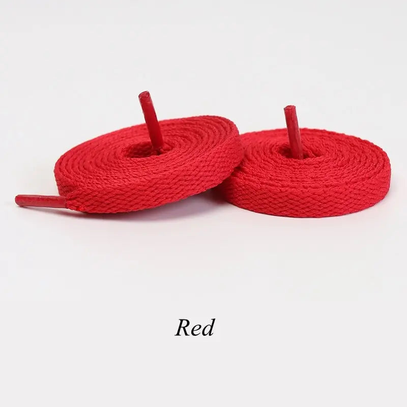 1Pair Flat Shoelaces Classic Quality Rope Laces Solid Casual Sneakers Shoelace Shoe Accessories 100/120/140/160/180CM