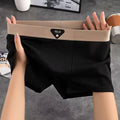 2026 1pcs Men's Shorts Ice Silk Underwear Plus Size Underpants Breathable Sexy Slim Panties Air-conditioned Lingerie Wholesale