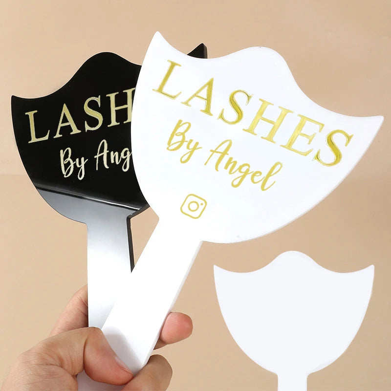 Handheld Eyelash Extension Prop Eyelash Technicians Social Media Face Photo Props Personalised Beauty Salon Display Tools