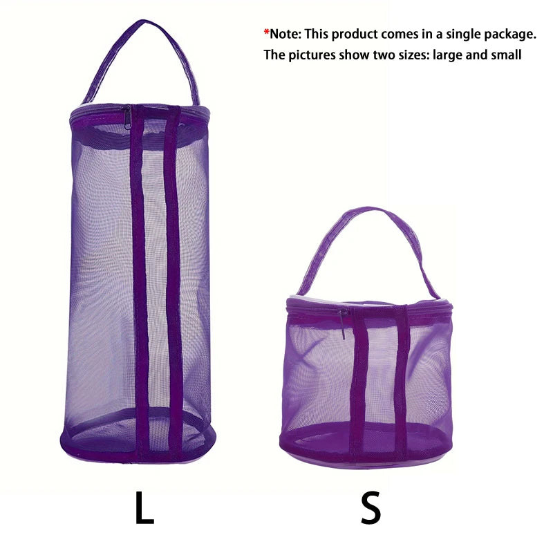 1 PC，Portable Yarn Storage Bag Hollow Mesh Knitting Wool Yarn Bags Crochet Yarn Handbag Organizer Weave Tools Sewing Accessories