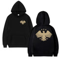 Syria Hawk of Quraish Autumn winter Men's graphic hoodies Warm 100%Cotton Oversized Hoodie Outdoor men's sweatshirt High Elastic