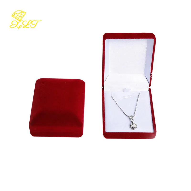 1pc Jewelry Box For Pendant Display Gift Boxes Jewellery  Pendant Packaging Storage Box Necklace Holder Pendant Box Storage Case